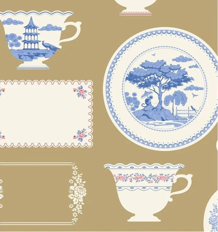 Tilda Something Blue - Labels & Ornaments Ochre