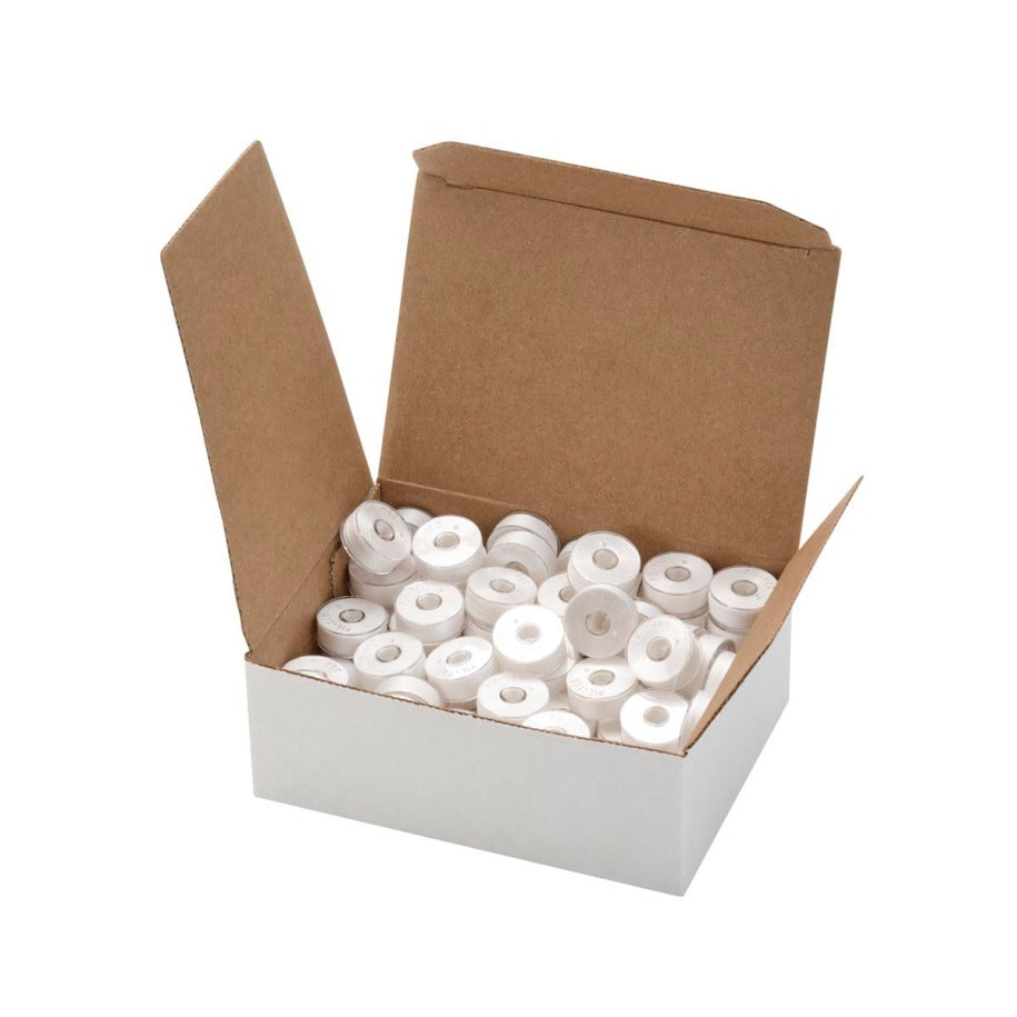 Clear-Glide - Style L - White Bobbin 100 Pack