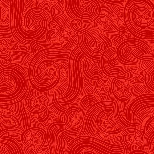 Just Color, Studio e Fabrics, Blender fabrics, Cotton, Quilting Cotton, Red