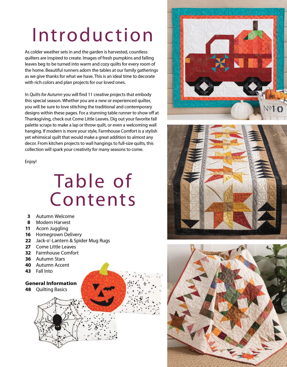 Quilts for Autumn