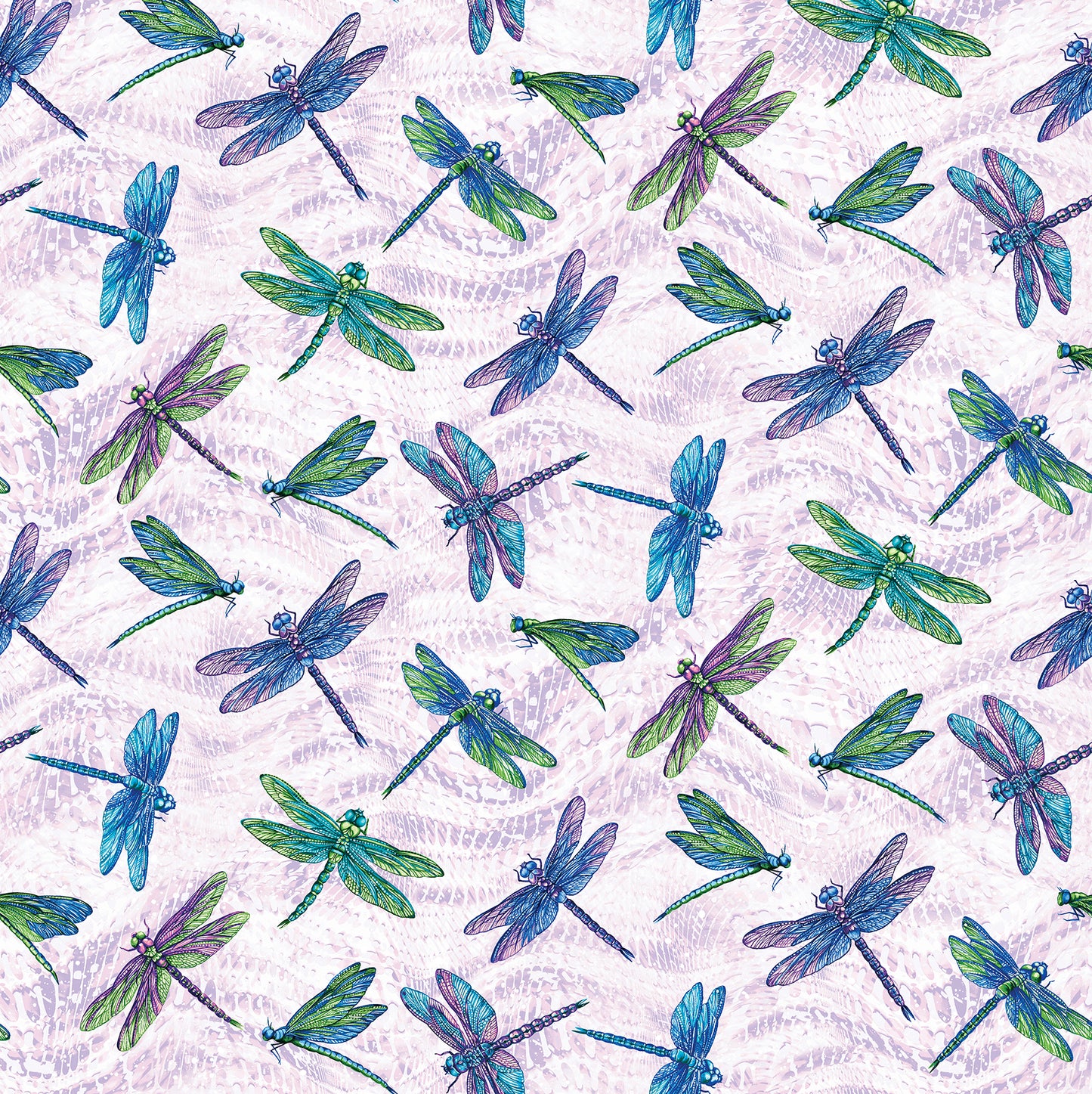 On Dragonfly Wings - Large Dragonfly Light Lavender
