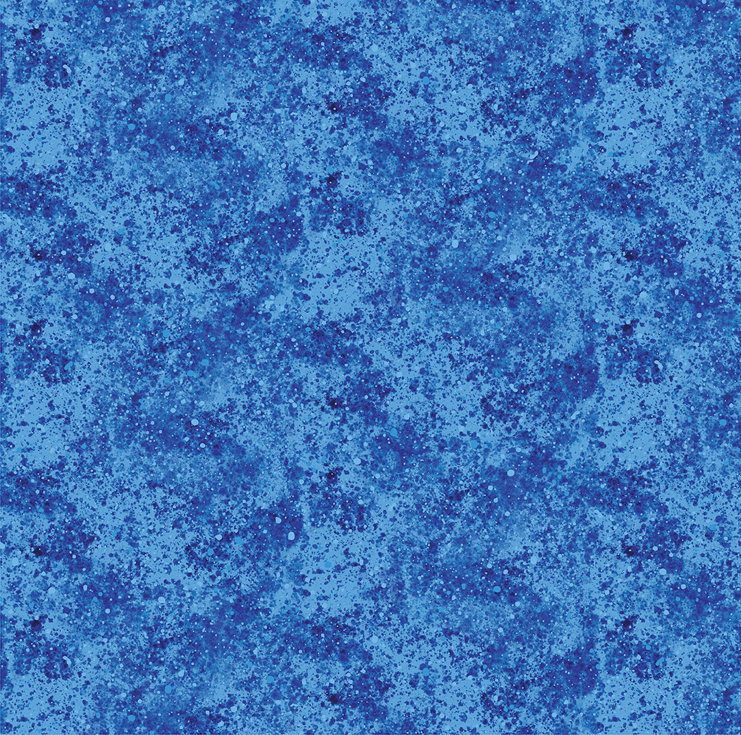 On Dragonfly Wings - Spatter Texture Blue