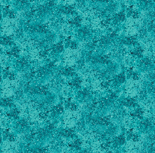 On Dragonfly Wings - Spatter Texture Turquoise