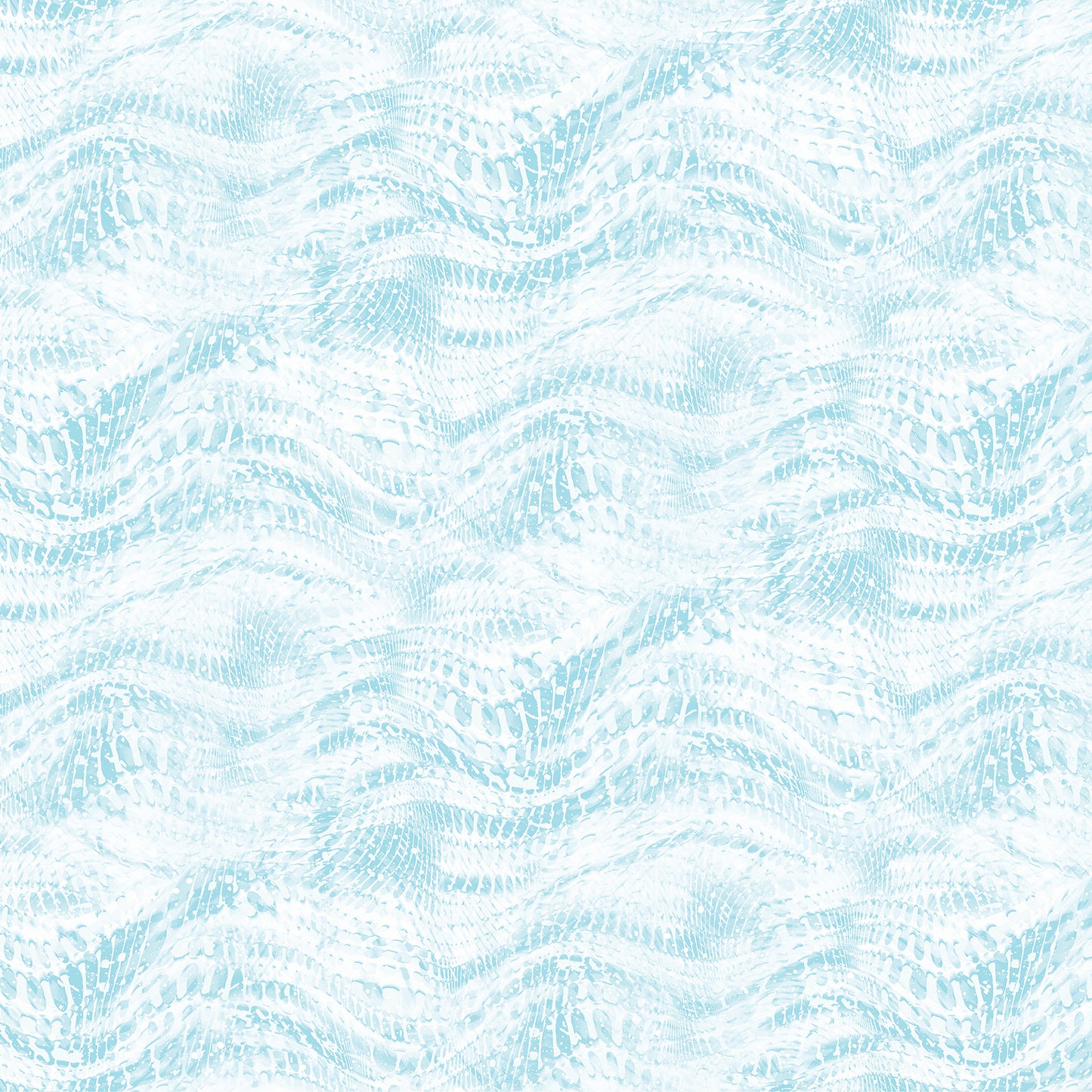 On Dragonfly Wings - Rippling Waves Light Turquoise