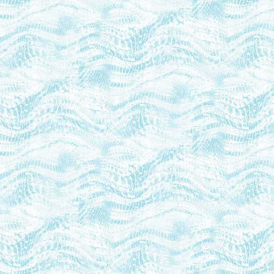 On Dragonfly Wings - Rippling Waves Light Turquoise