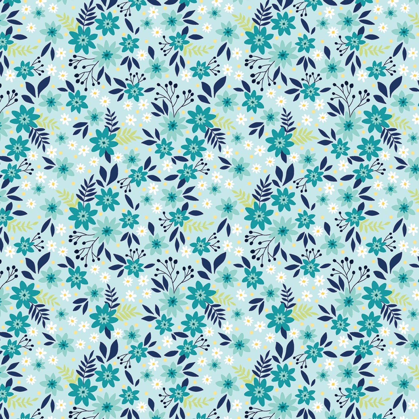 Among The Wildflowers II - Primrose Aqua