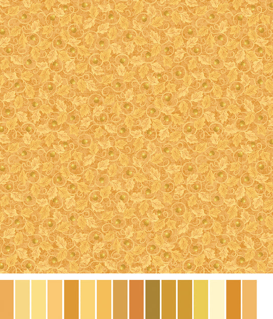 Autumn Breeze - Acorn Twirl Gold