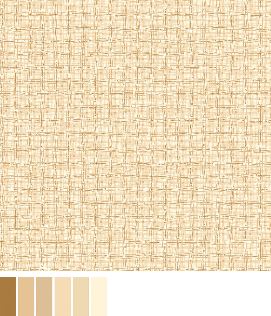 Autumn Breeze - Rambling Plaid Cream