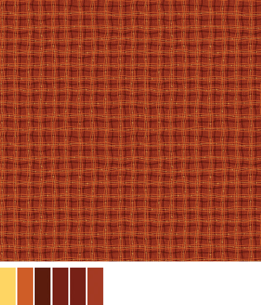 Autumn Breeze - Rambling Plaid Pumpkin