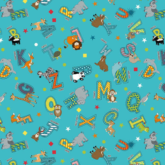 A to Zoo Fabrics, Cotton Fabric, Blank Company Fabric, patchwork design, stacked animals, a zebra pattern, Alphabet Cotton Fabric, Hannah of Pencil & ink, nursery décor and baby quilts, Fun fabrics, Zoo Prints, Going to the Zoo zoo zoo how bout you you you,