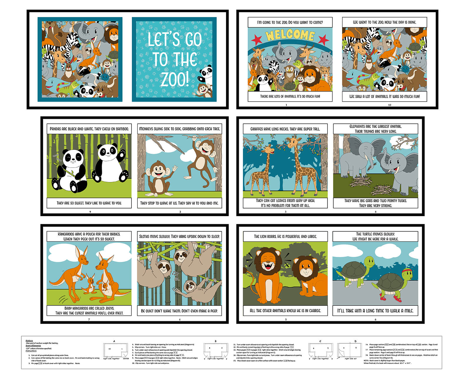 A to Zoo Fabrics, Cotton Fabric, Blank Company Fabric, patchwork design, stacked animals, a zebra pattern, Alphabet Cotton Fabric, Hannah of Pencil & ink, nursery décor and baby quilts, Fun fabrics, Zoo Prints, Going to the Zoo zoo zoo how bout you you you,