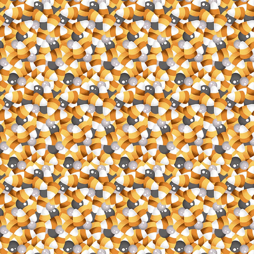 Color Principle, Henry Glass Fabrics, Cotton, Quilting Cotton, Sewing Fabrics, Halloween Fabrics, Spooky, Candy Corn , Dracula, Witches, bats, skeletons, Trick or Treat, This is Halloween, Candy Corn