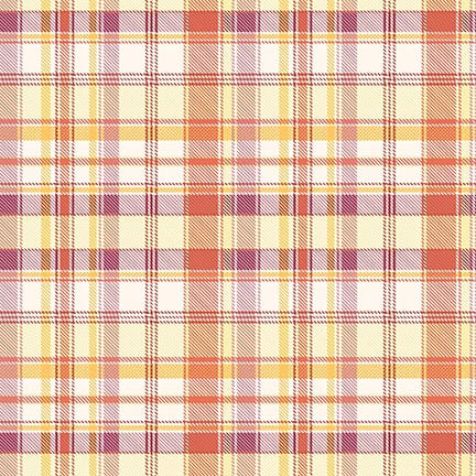 Gift of Grateful Praise - Orange Twill Plaid