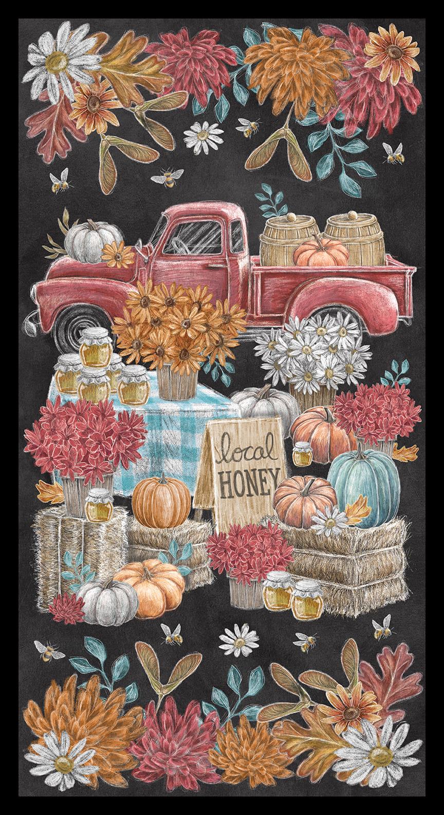 Late Summer Harvest - Harvest Panel 24 Inch