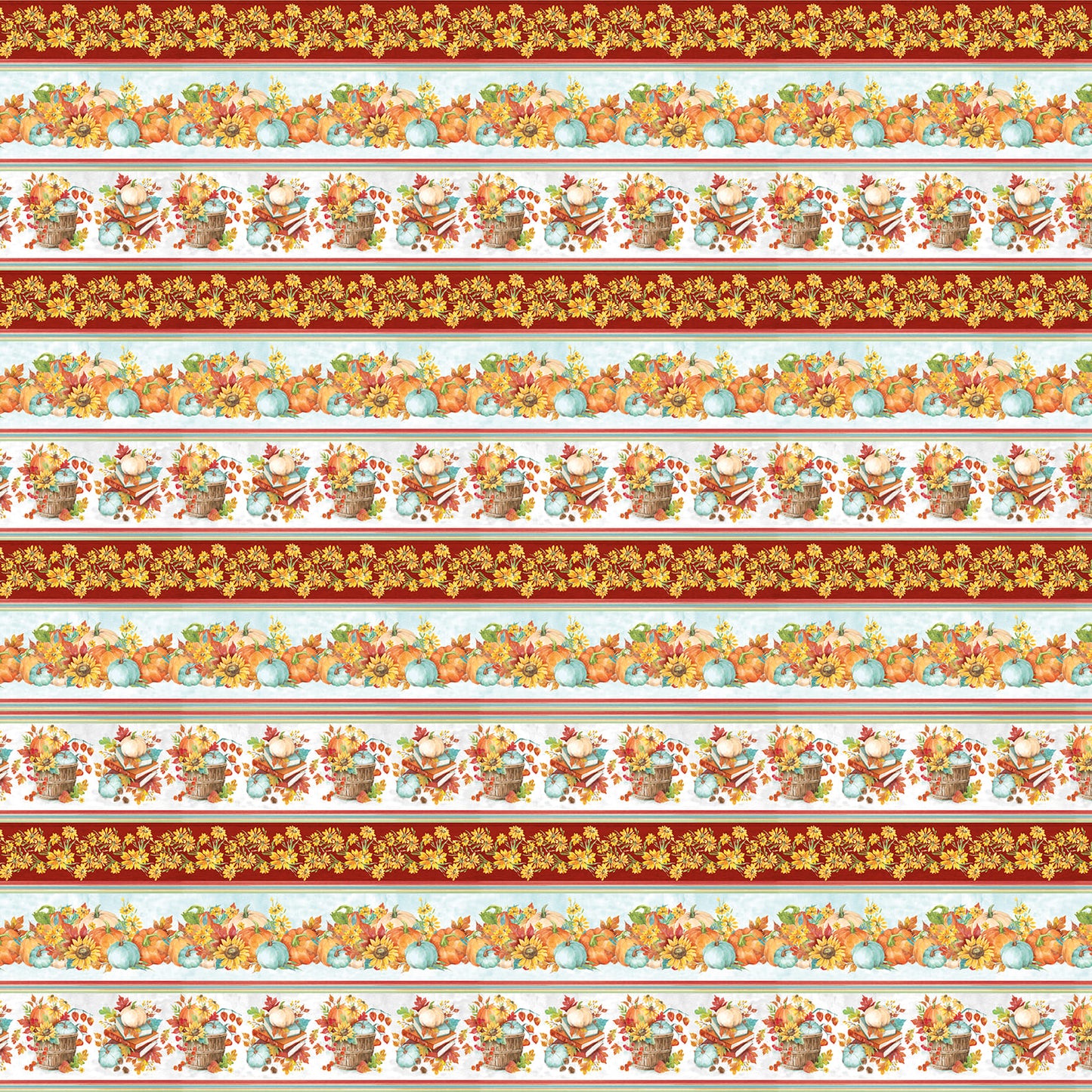 Autumn Blessings - Autumn Border Stripe