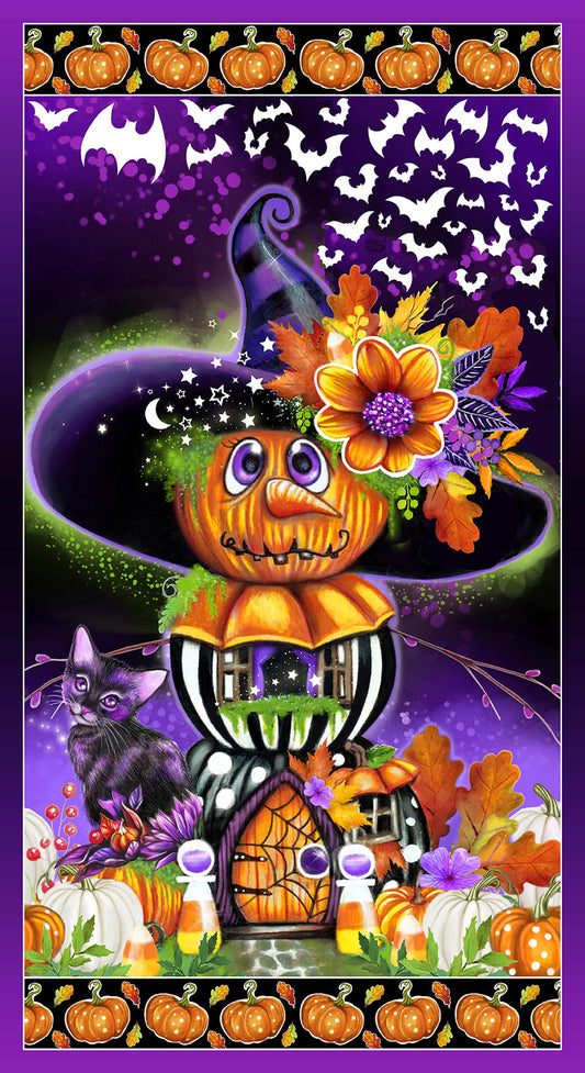 Hallowishes - Halloween Panel 24 Inches