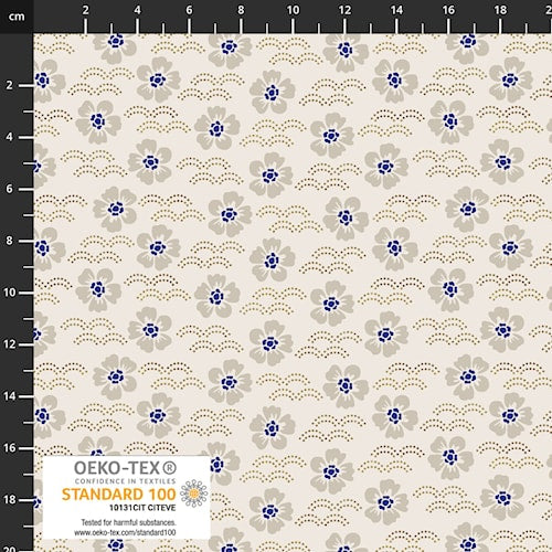 Japan Hello - Blue Flower