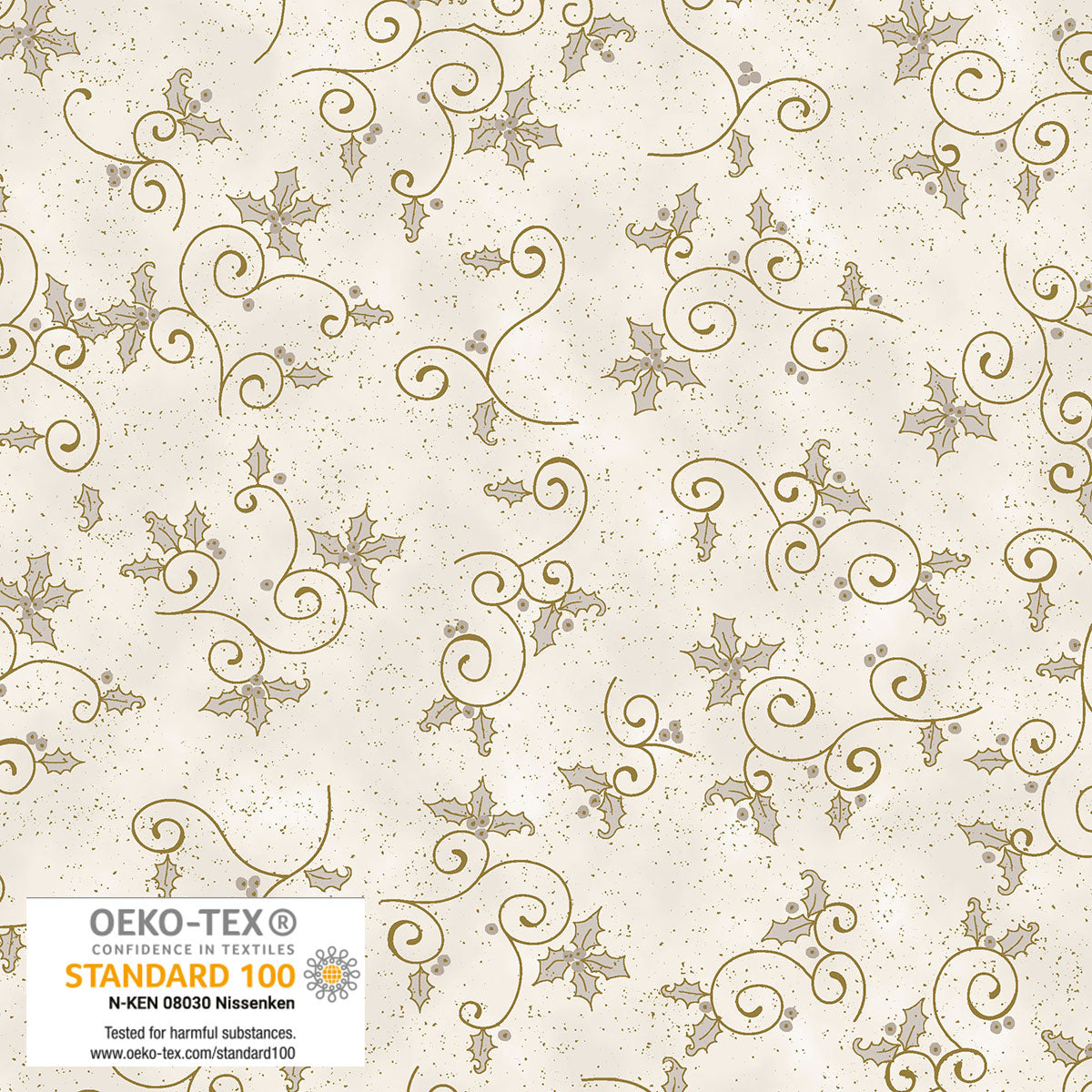 We Love Christmas - Cream Gold