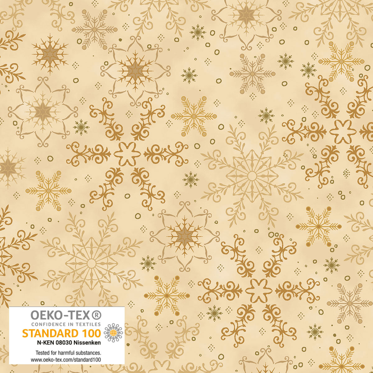 We Love Christmas - Beige Gold