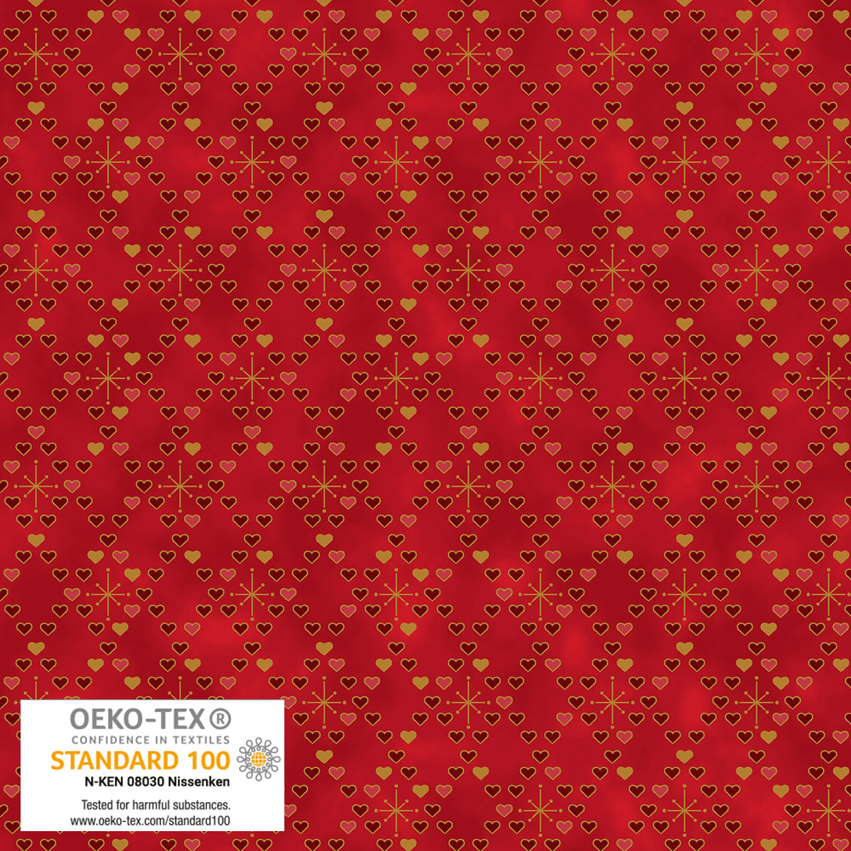 We Love Christmas - Red Gold