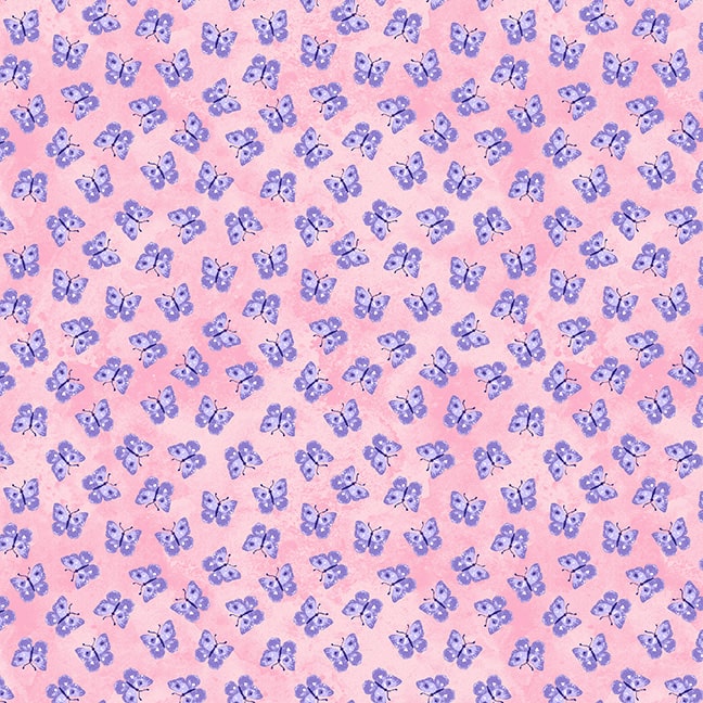 Spring Is Hare - Pink Butterflies