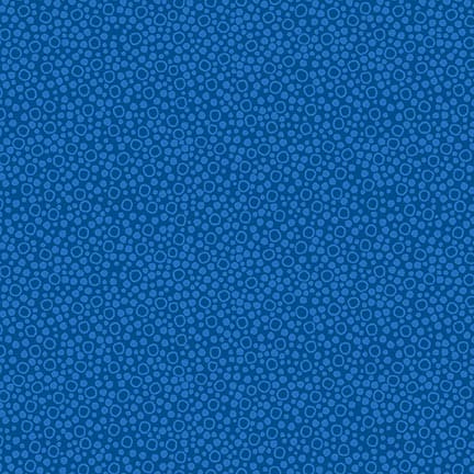 M' Ocean - Tossed Dots and Circles Blue