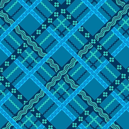 Field of Seams - Denim Jade