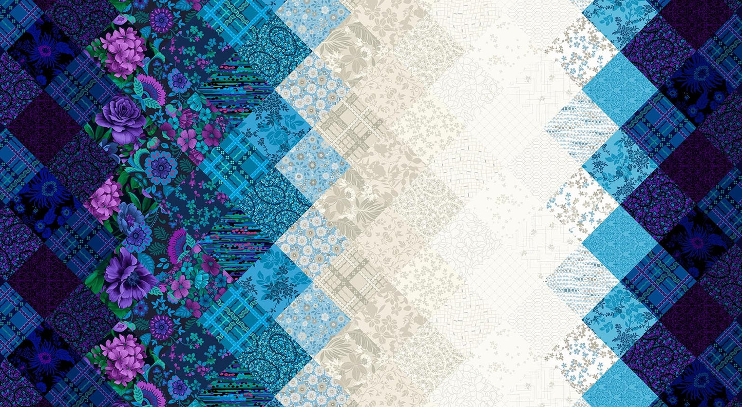 Field of Seams - 18" Cheater Quilt