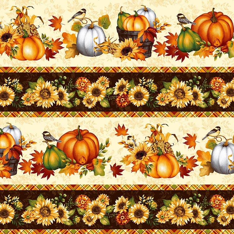 Seeds of Gratitude - Border Stripe