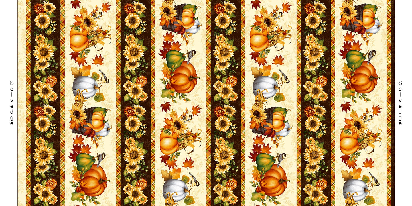Seeds of Gratitude - Border Stripe