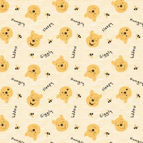 All About Me Winnie The Pooh - Pooh Bear Stripe
