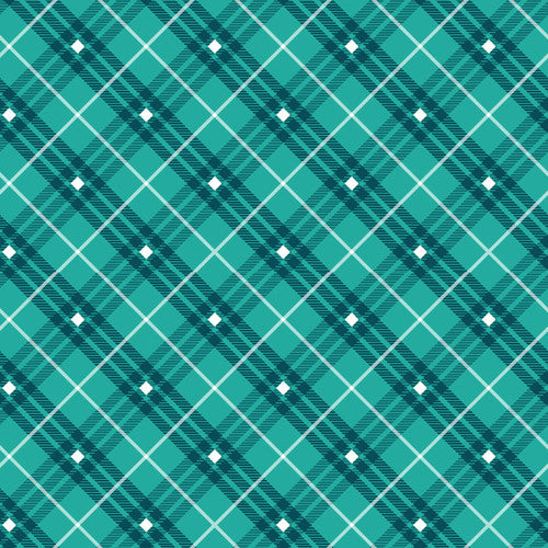 Bias Plaid - Teal