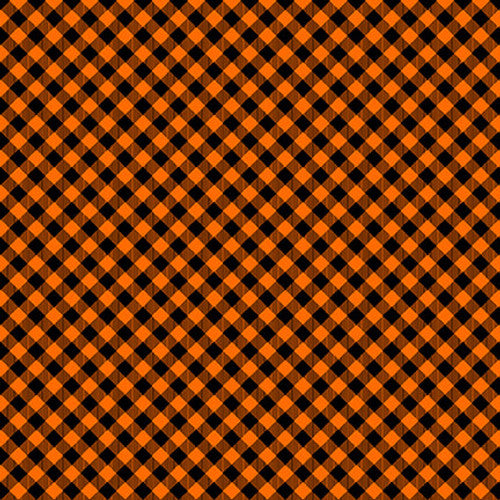 Chelsea's Checks - Orange Black