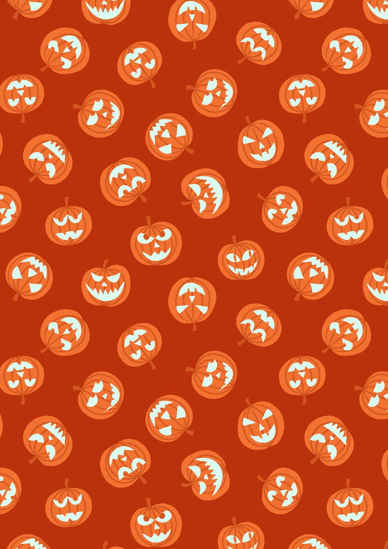 Glow in the Dark Pumpkin Faces