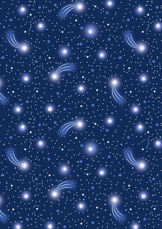 Glow Fairies - Starry Sky on Dark Blue