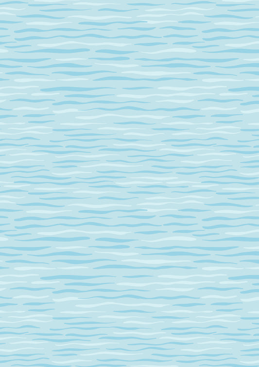 Puffin Rock - Light Blue Waves
