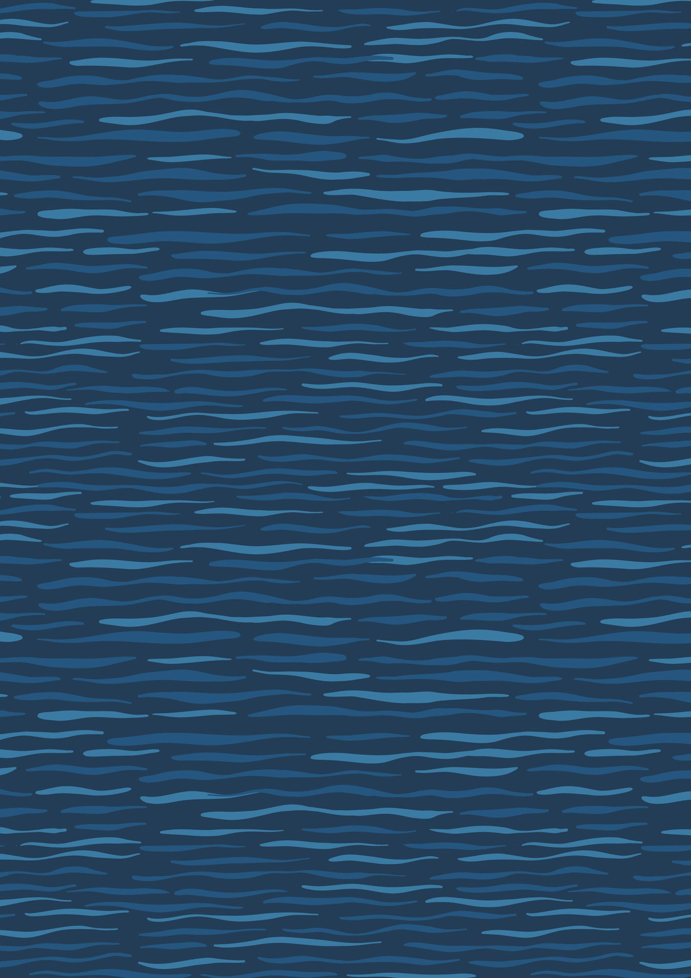 Puffin Rock - Dark Blue Waves