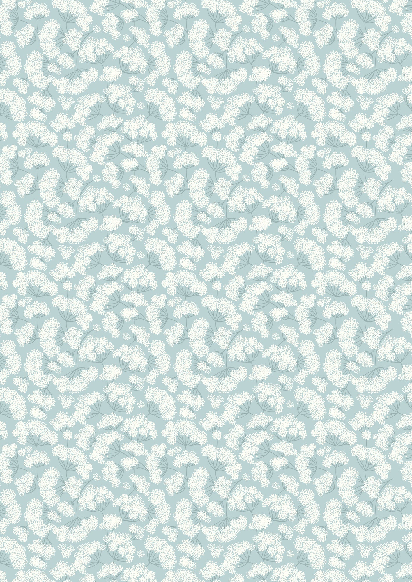 Honey Sweet - Cow Parsley On Blue