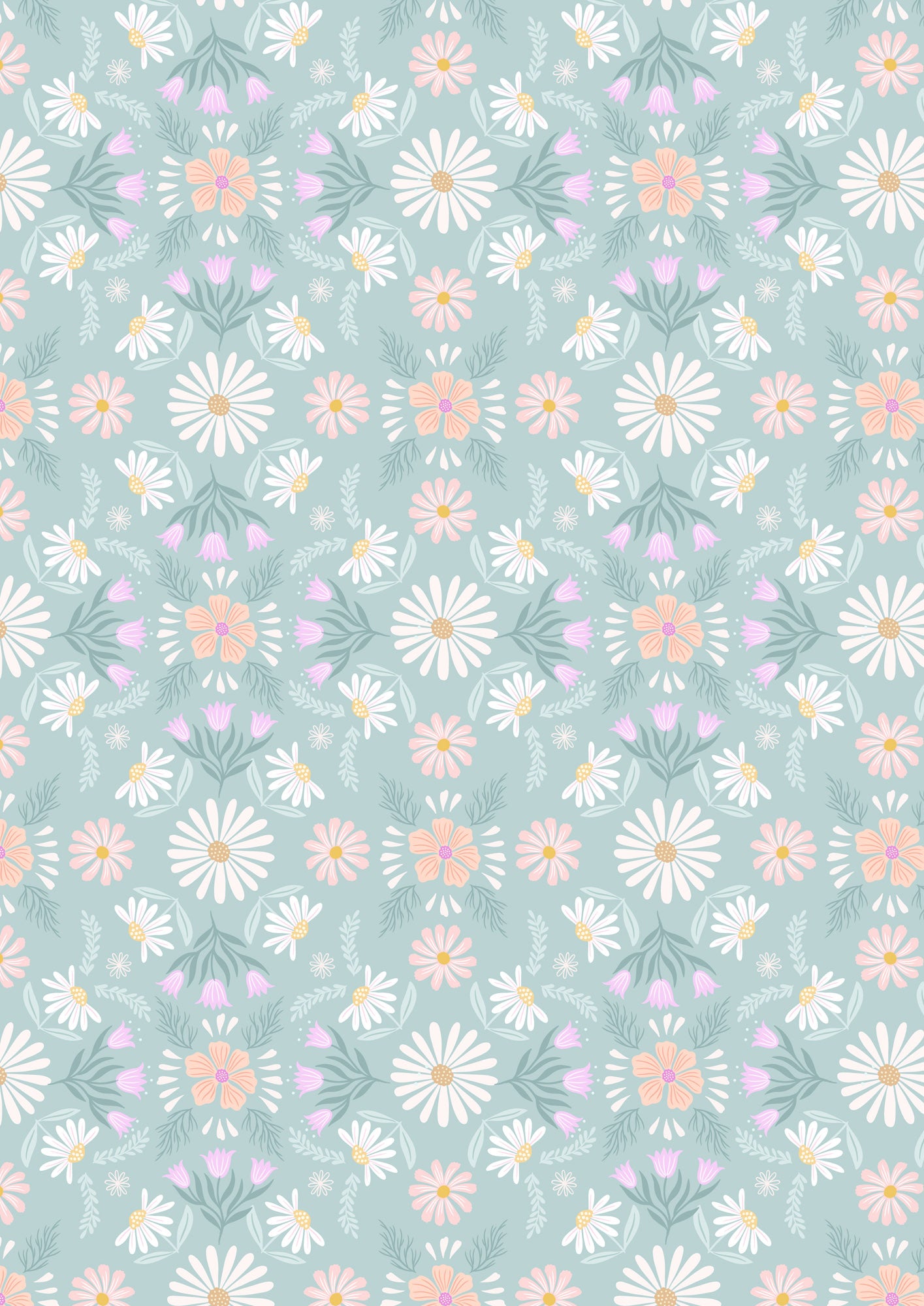 Honey Sweet - Honey Sweet Flowers On Blue
