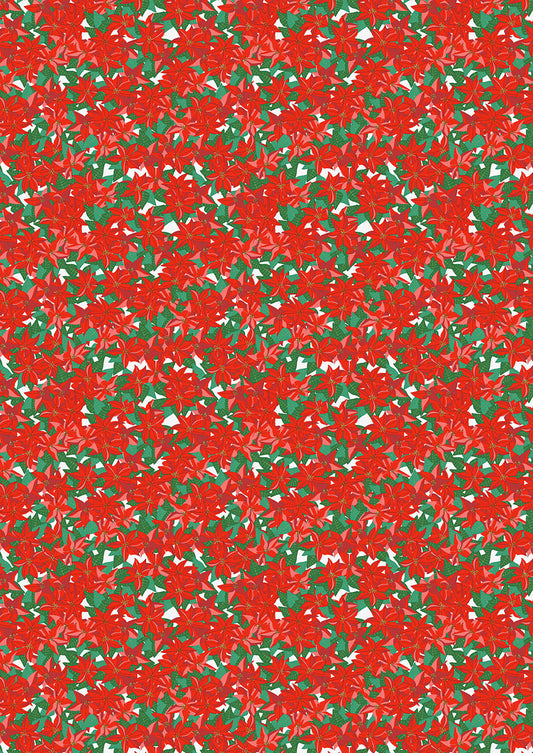 Norwegian Christmas - Poinsettia Red
