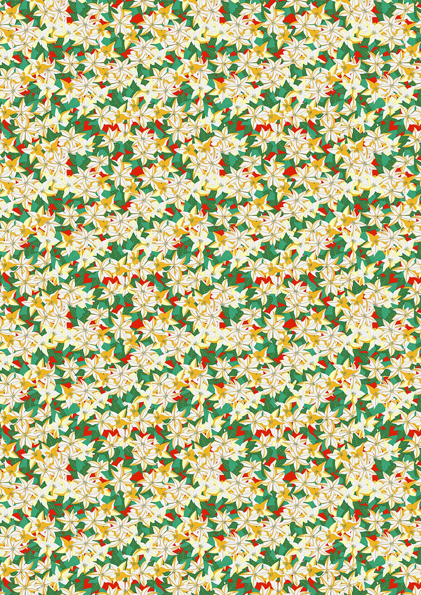 Norwegian Christmas - Poinsettia Green