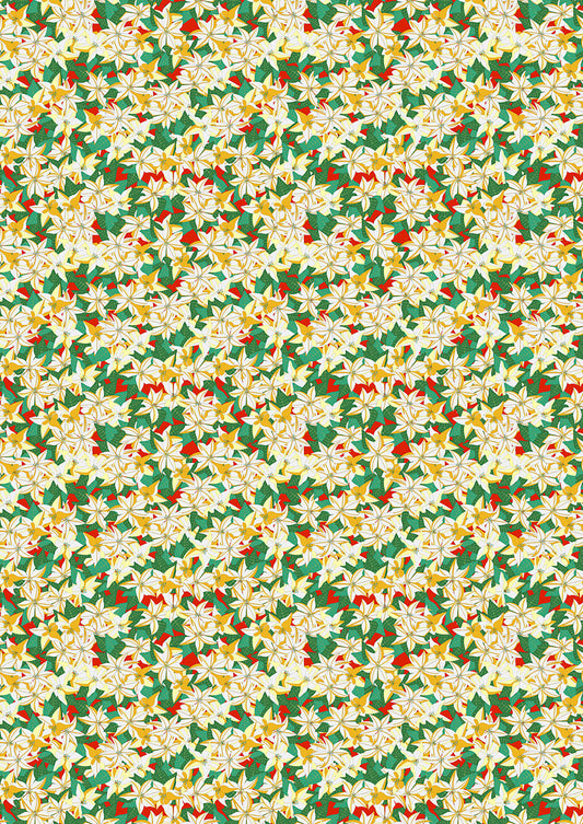 Norwegian Christmas - Poinsettia Green