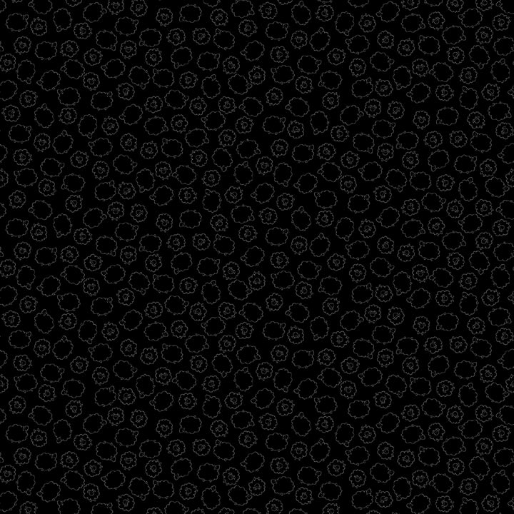 Back in Black - Black Sheep Black Henry Glass Fabrics by Goldi L. Studio