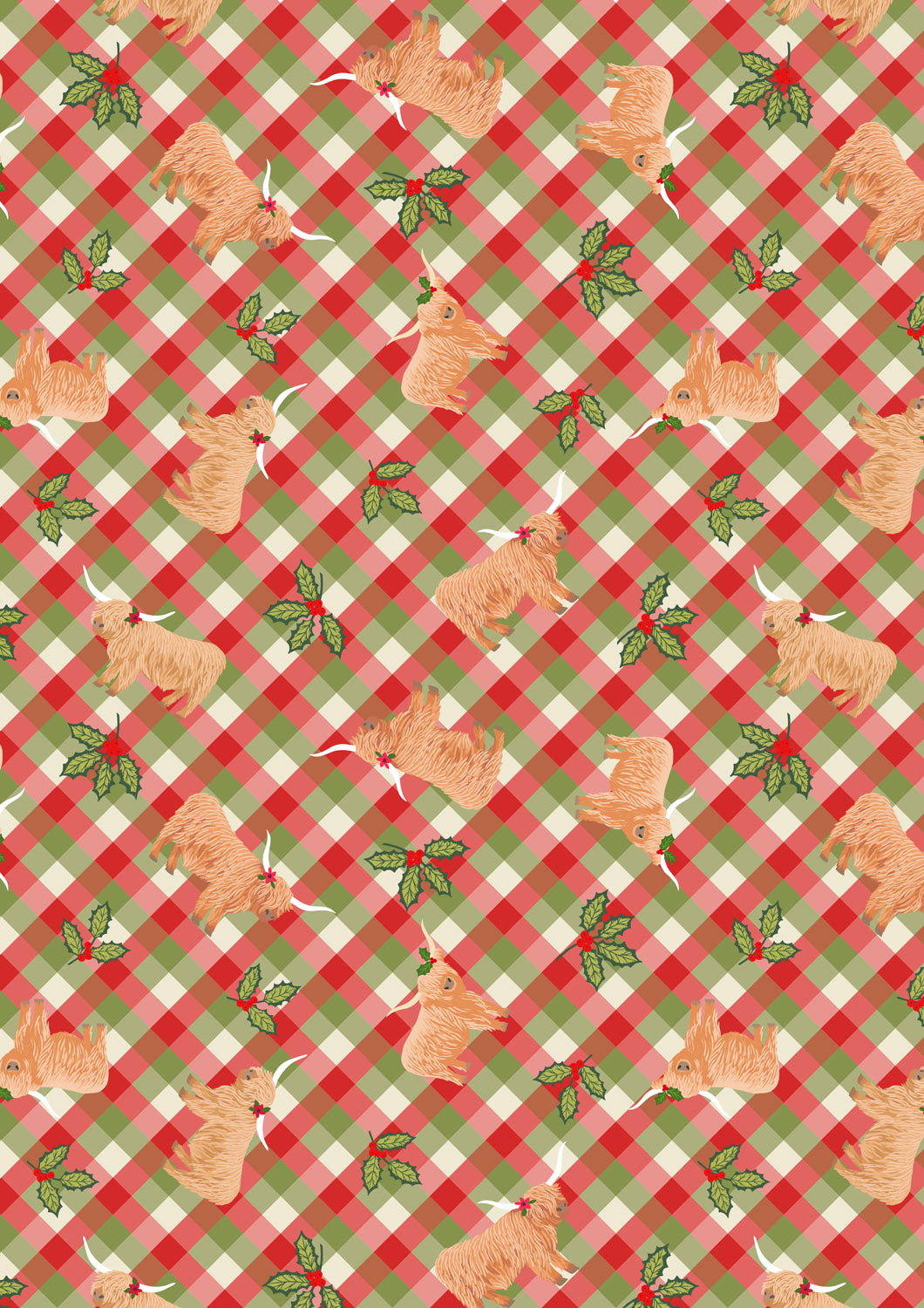 Celtic Christmas - Highlands and Holly Festive Gingham