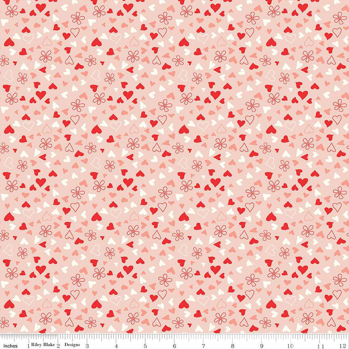I love Us Scattered Hearts - Blush