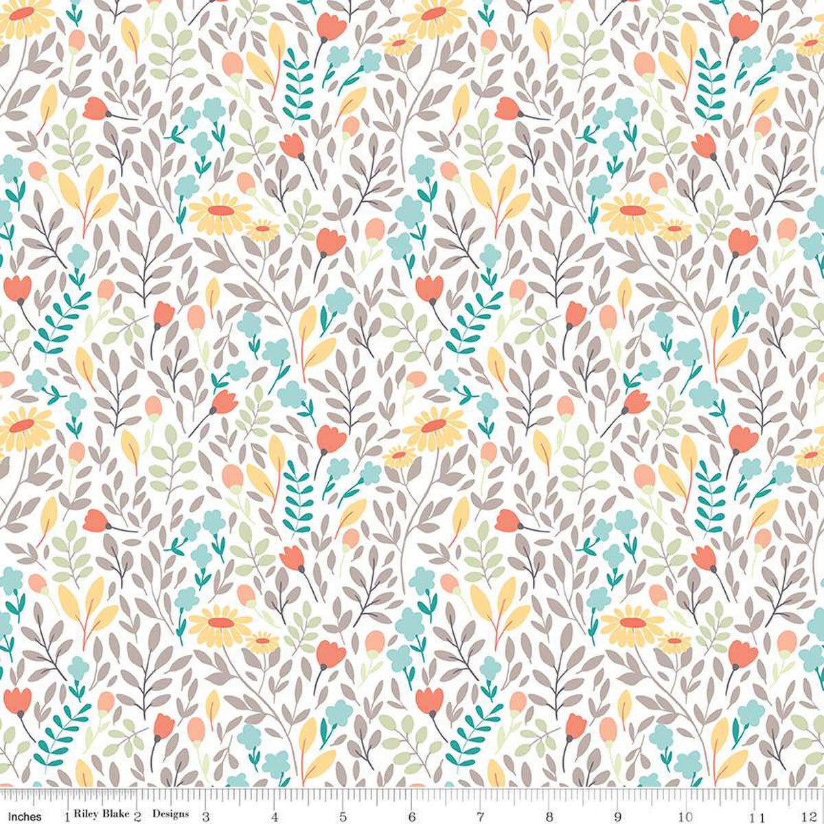 Sunshine and Sweet Tea - Summer Floral White