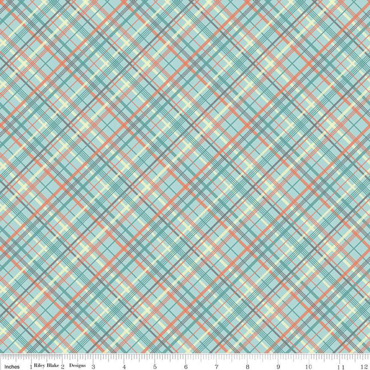 Sunshine and Sweet Tea - Summer Plaid Mint