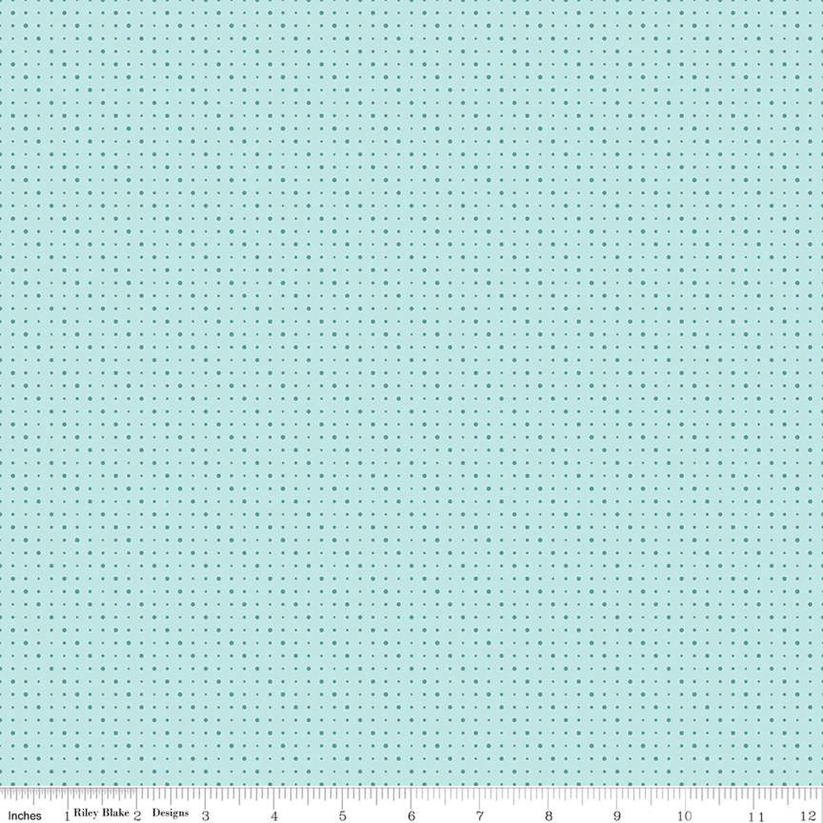 Sunshine and Sweet Tea - Dots Aqua
