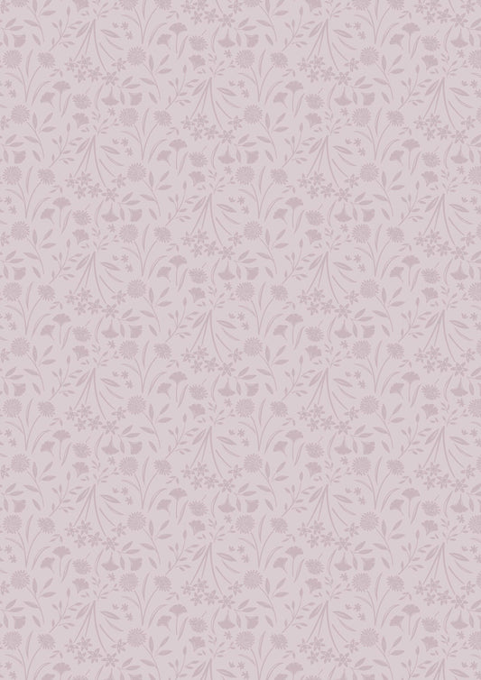 Evenfall - Floral Dusk  Dusky Pink