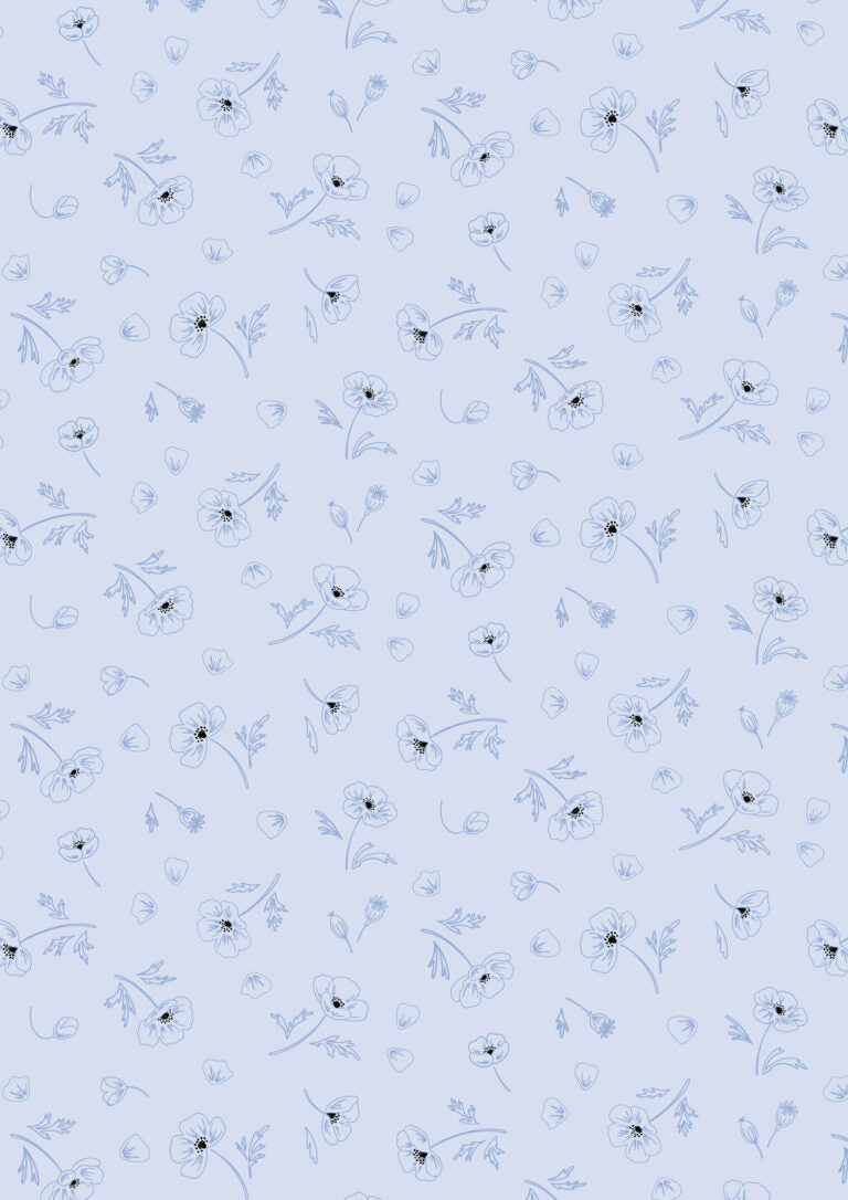 Forever Blooms - Ephemeral Beauty - Pale Blue